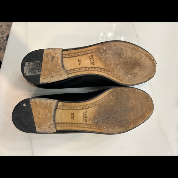 Gucci Jordaan Black Loafer size 37.5 - Picture 6 of 10